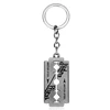 Hip Hop Rock Band Judas Priest Blade Razor Shape Pendant Key Chain Men Metal Keychain Keyring  Chaveiro Jewelry ► Photo 2/6