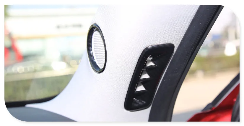 

For Mazda CX-5 2017 2018 Matte/Black Car Door Stereo Speaker Cover Trim auto accessories