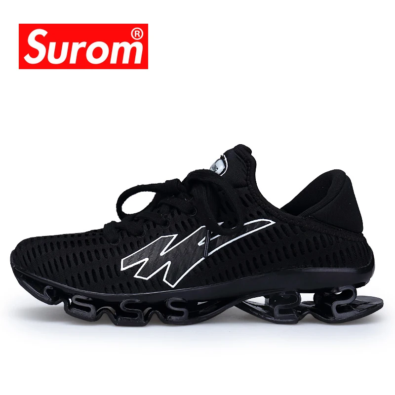 SUROM Black Sneakers Summer Mesh Sport Outdoor Running Shoes Cheap Leisure Comfortable Breathable Krasovki Jogging Men's Shoes SUROM Black Sneakers Summer Mesh Sport Outdoor Running Shoes Cheap Leisure Comfortable Breathable Krasovki Jogging Men's Shoes