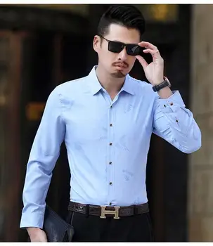 

Floral New Model Shirts Casual Blouse Men Short-sleeved Hawaiian Shirt Men fashion Gray Blue Purple