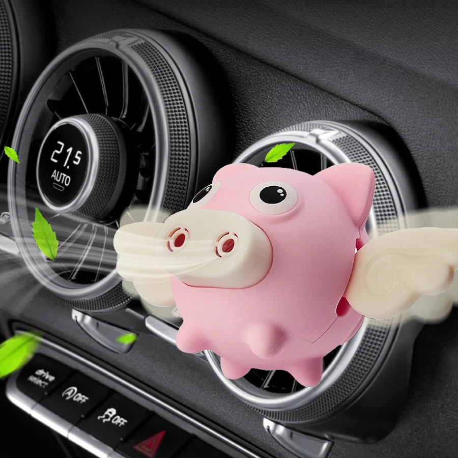 

Car Accessories Cute Car Air Freshener Piggy Air Vent Clips Mount Gift Decorations Girasoles Car Clip Interior Car Perfume