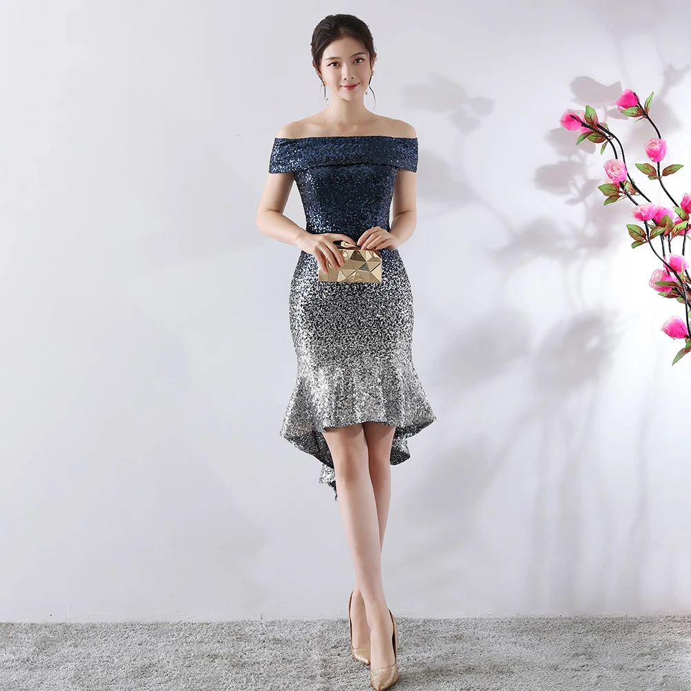 2018 New Vestidos Mujer Europe And The Wrapped In Chest, A Gradual Change Of Beads, Hip Sexy Dress, Dinner Night Dress Sequins (12)
