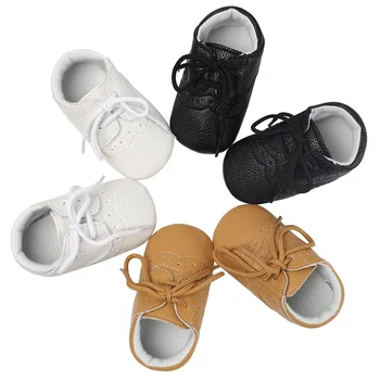 

Infant Toddler Soft Sole Lace up Prewalker Sneakers Baby Boy Girl Crib Shoes Newborn to 18 Months