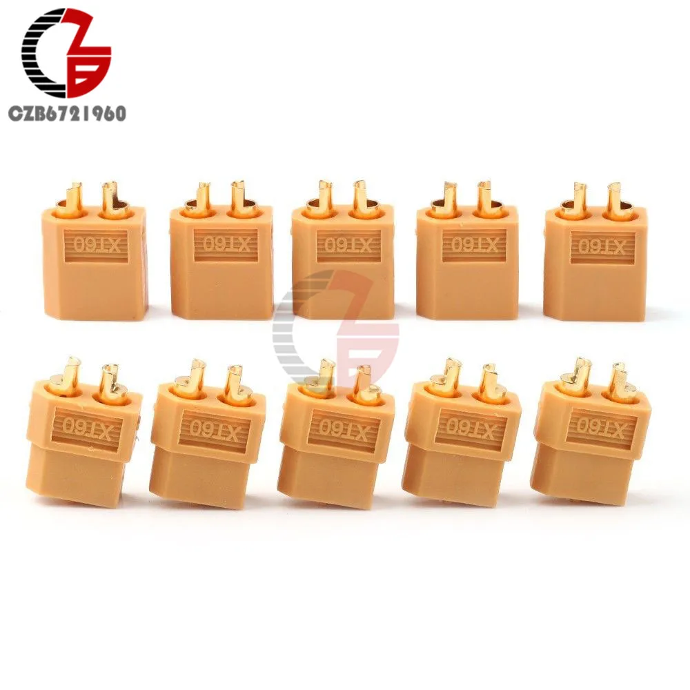 

10Pcs 5Pairs XT60 Male & Female Bullet Connectors Plugs For RC LiPo Battery