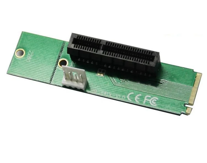  50 teile/satz M.2 NGFF SSD Männlichen PCI-e Express 4X Buchse Konverter Adapter m2