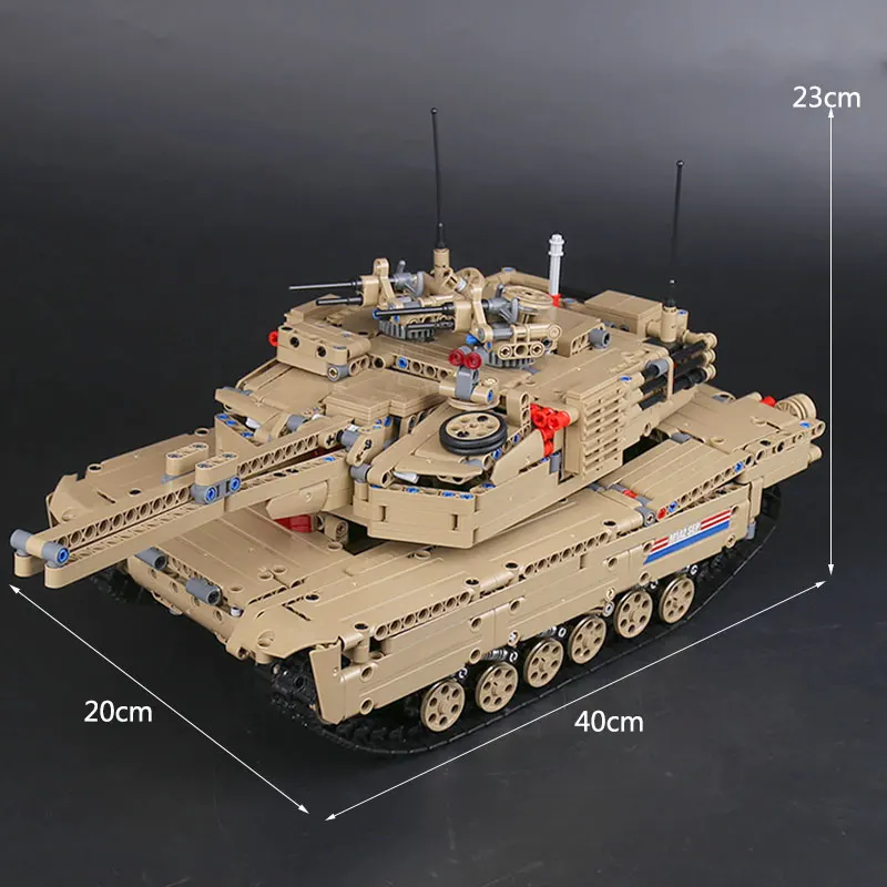 

LEPIN 20070 1572Pcs Genuine Technic Series The RC Tank Set Genuie Military War Series Building Blocks Bricks Toys Model for boys