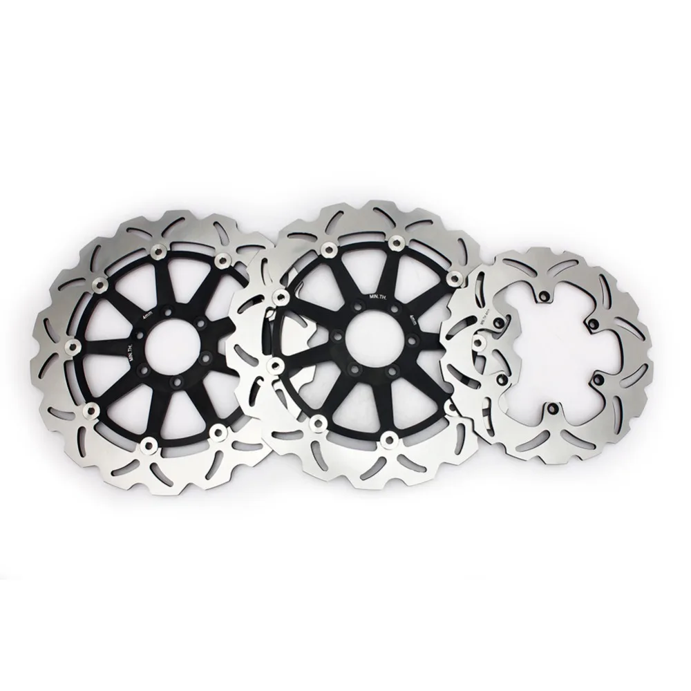 Best Offers BIKINGBOY Front Rear Brake Disks Discs Rotors For BENELLI TNT 1130 04 05 06 TNT RS / TITANIUM 1130 05 06 07 TORNADO 1130 06-10