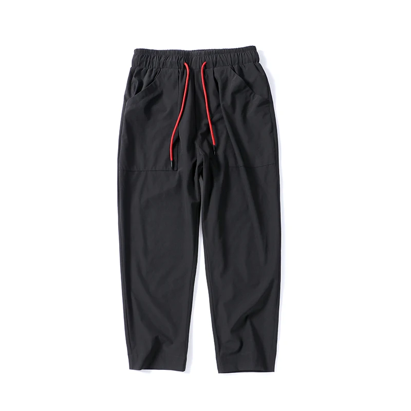 Fashion Casual Men's Straight Pants Spring And Autumn New M-2XL Wild Loose Nine Pants Gray Black Personality Youth Popular Fashion Casual Men's Straight Pants Spring And Autumn New M-2XL Wild Loose Nine Pants Gray Black Personality Youth Popular