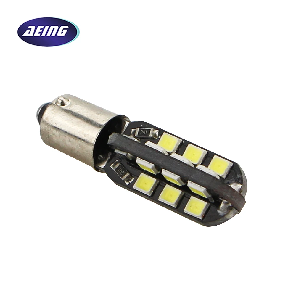 

AEING 1 Piece T11 T4W W6W H6W BA9S Car LED Dome Map/Door/Side Marker/License Lamp Light bulbs 24SMD No Error Warm White or White