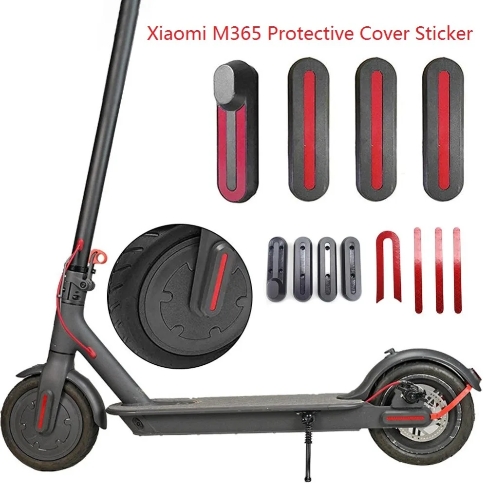 Scooter-Front-Rear-Wheel-Tyre-Cover-Hubs-Protective-Shell-Case-Sticker-For-Xiaomi-Mijia-M365-Electric