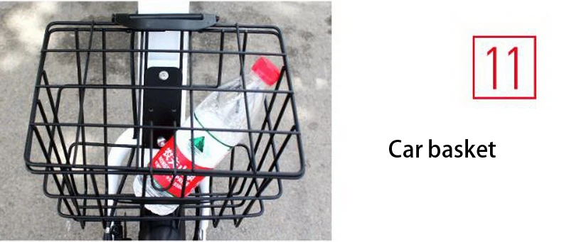 Top Venividivici Super light Mini-electric bike with Basket folding female small electric car lithium battery adult scooter 57