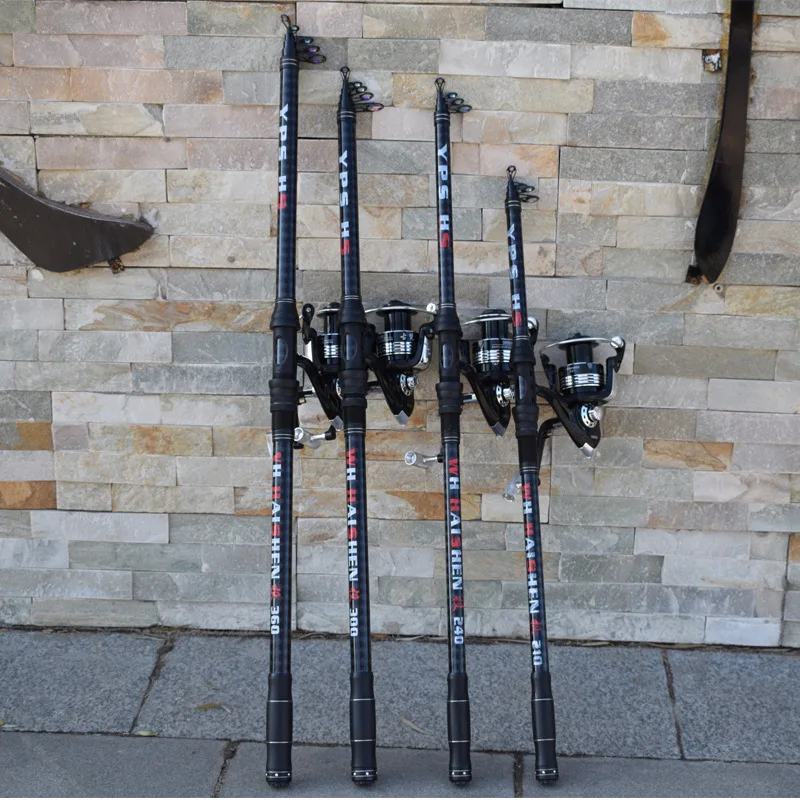 

Battlesea Fishing Reel Rod Combo 1.8M-3.6M Telescopic Fishing Rod TREANT II 2000H 3000H 4000H High Speed 6.2:1 Spinning Reel Set
