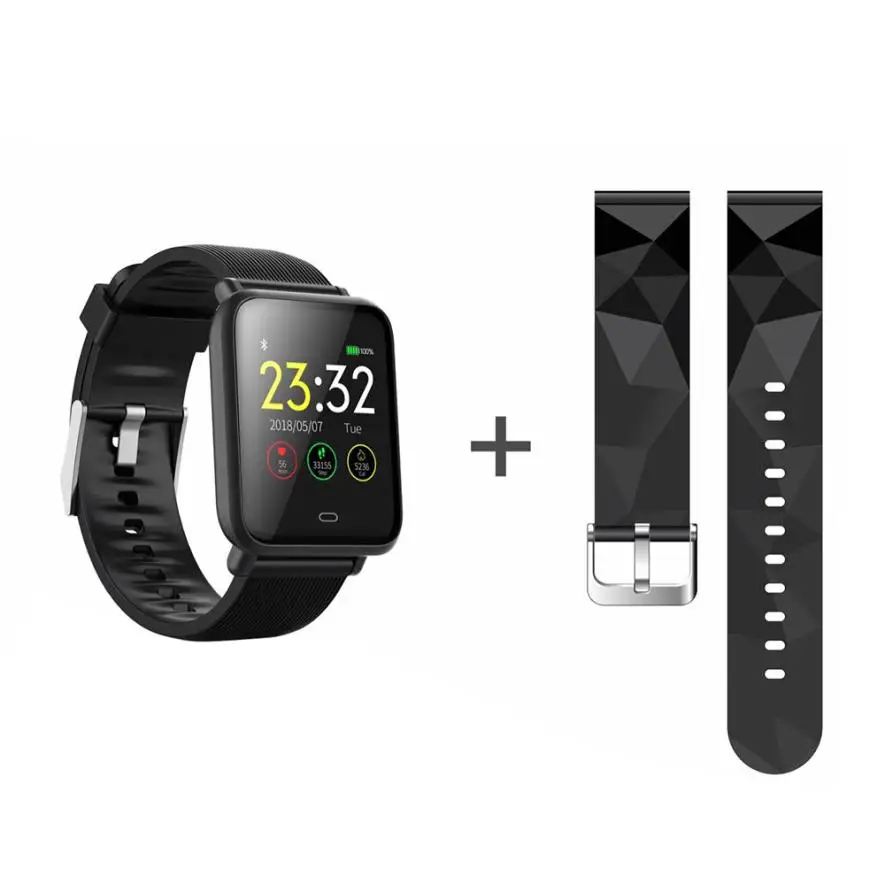 CARPRIE Electronics Calorie Blood Pressure Exercise Heart Rate Pedometer Smart Watch Wristband Dropshipping July 5