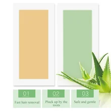 20 шт Двухсторонний воск для удаления волос наклейки для тела восковая лента одноразовые нетканые восковые бумажные ткани для депиляции