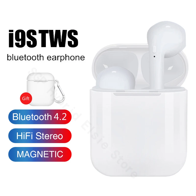 

i9s TWS i9s-tws Touch Bluetooth 5.0 Earphone +Cover Case Kits air True 3D Stereo pods Headset Wireless Earbuds for Apple Android