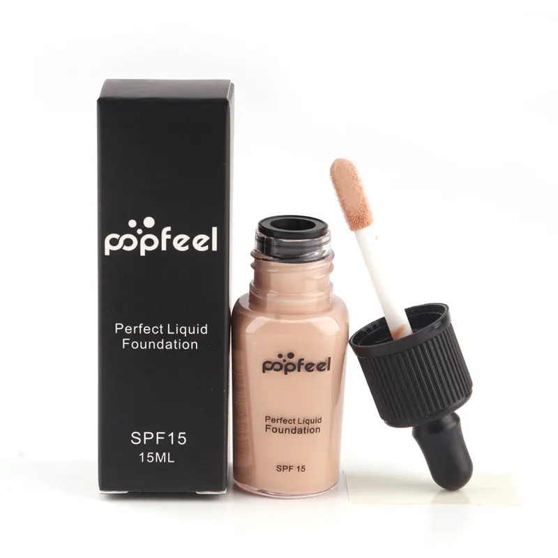 

Popfeel Oil-control SPF15 Sunscreen Base Foundation BB CC Cream Mauqiagem Naked Liquid Concealer Brighten Brand Face Makeup