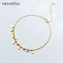 NBSAMENG 925 пробы Серебряный Золотой Круглый вафельный браслет с кисточкой для женщин регулируемые браслеты подарок ювелирные изделия