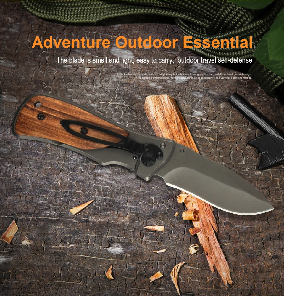 JelBo 3cr13 походный охотничий нож выживания карманный нож стальные ручки из бука портативный мини складной нож с острым лезвием