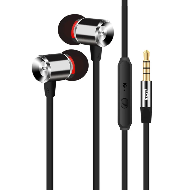 

3.5mm Heavy Bass Stereo Laptops Earphone For Lenovo ThinkPad X1 Carbon Notebooks Earbuds Metal Headsets With Microphone