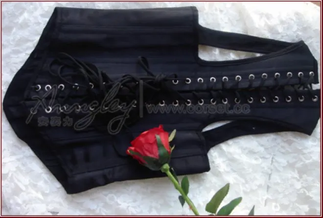 Пользовательские черный ремень похудения талии под грудью корсет|waist training underbust