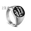 zkd  islam muslim Prophet Muhammad  stainless steel ring  , Islam Allah messenger ring  jewelry 1