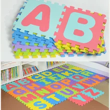 Buy 26pcs/set 30*30*0.9CM EVA Foam Baby Play Mat Split Joint Puzzle Mat Baby Room Floor Carpet 26 Letters Playmat Baby Creeping Mat Free Shipping