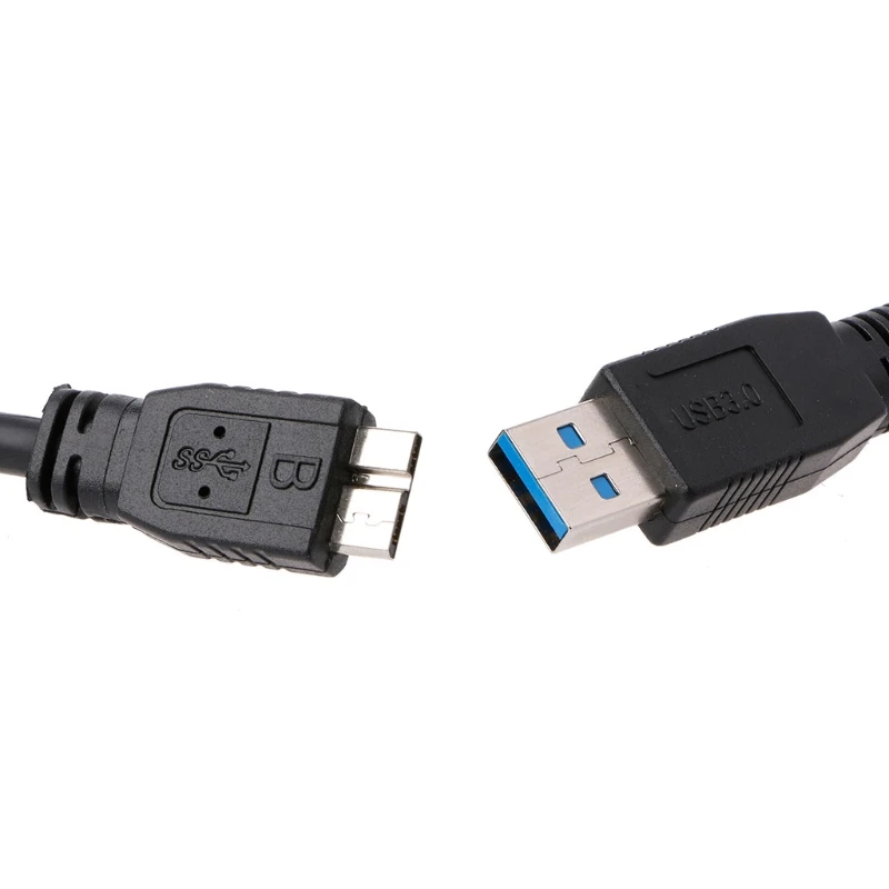 USB 3 0 штекерным Тип Micro B муж Y Splliter удлинитель для жесткого диска|Компьютерные
