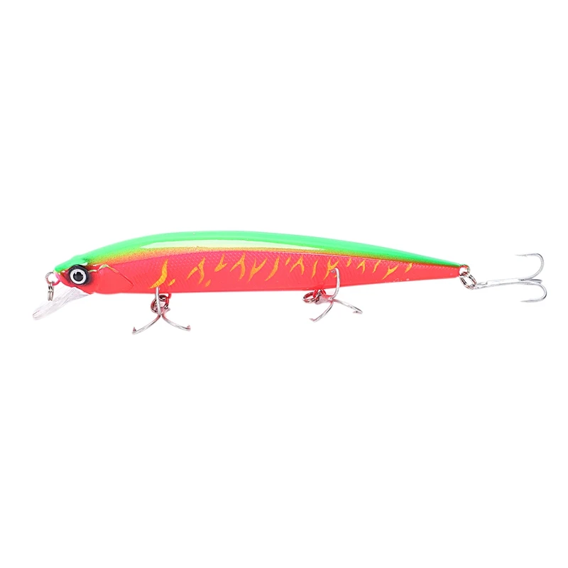  Professional Suspend Minnow Fishing Lure 14Cm/18.3G Swim Jointed Bait Armed With Treble Hook Soft T