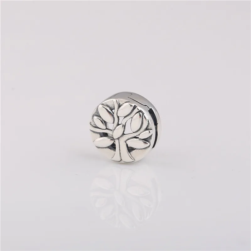 

2019The new R series 925 sterling silver original charm World tree clip charm for women's woven chain use