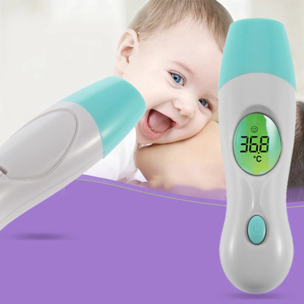 

4 in 1 Infrared IR Digital LCD Thermometer Multi-purpose Baby Adult Temperature Measurement Multi-Function Termometro Hygrometer