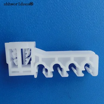 

shhworldsea 100pcs auto plastic clip fasteners four hole dia 5mm for toyota alphard free shipping