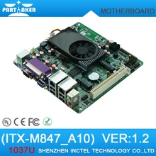 Long-term supply Celeron dual-network POS 1037U mini itx motherboard M847_A10 i3-grade DDR3 dual Gigabit LAN 10RS232 2 RS485 ATX