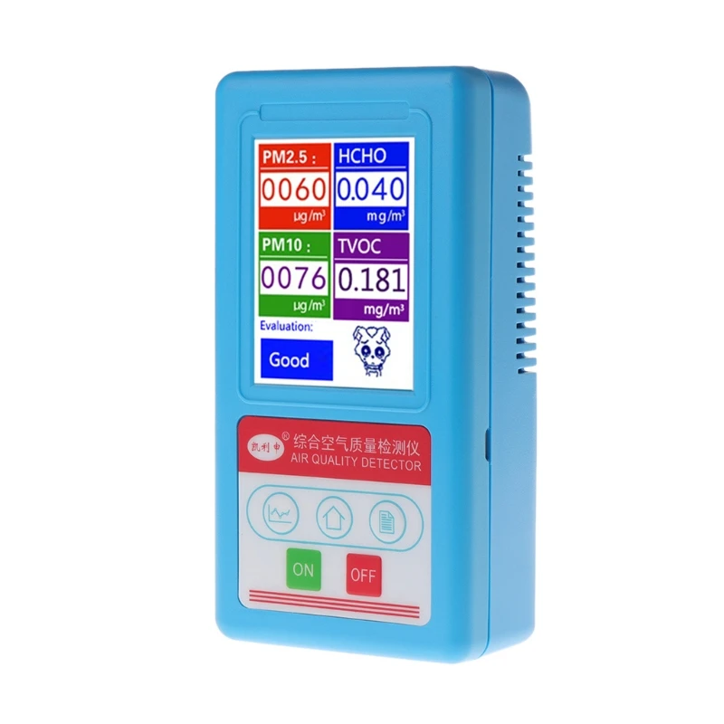 Формальдеид HCHO PM1.0 PM2.5 PM10 газовый анализатор TVOC детектор частиц измеритель PM 2 5 10