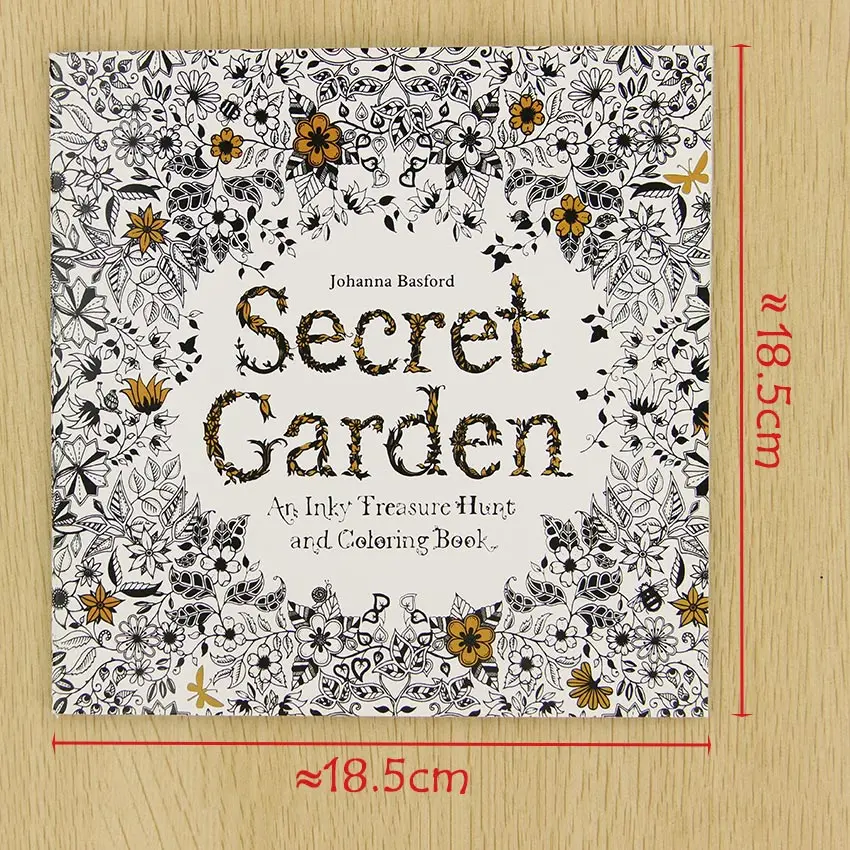 Офиса школы книга Secret Garden 24 стр. граффити ручной работы Раскраски по снять стресс книга живописи