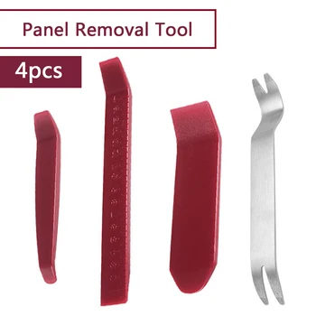 

Car Panel Multifunction Tool Car Removal Tools 4Pcs Automobile Audio Door Clip Panel Trim Dash Auto Radio Removal Pry Tool Set