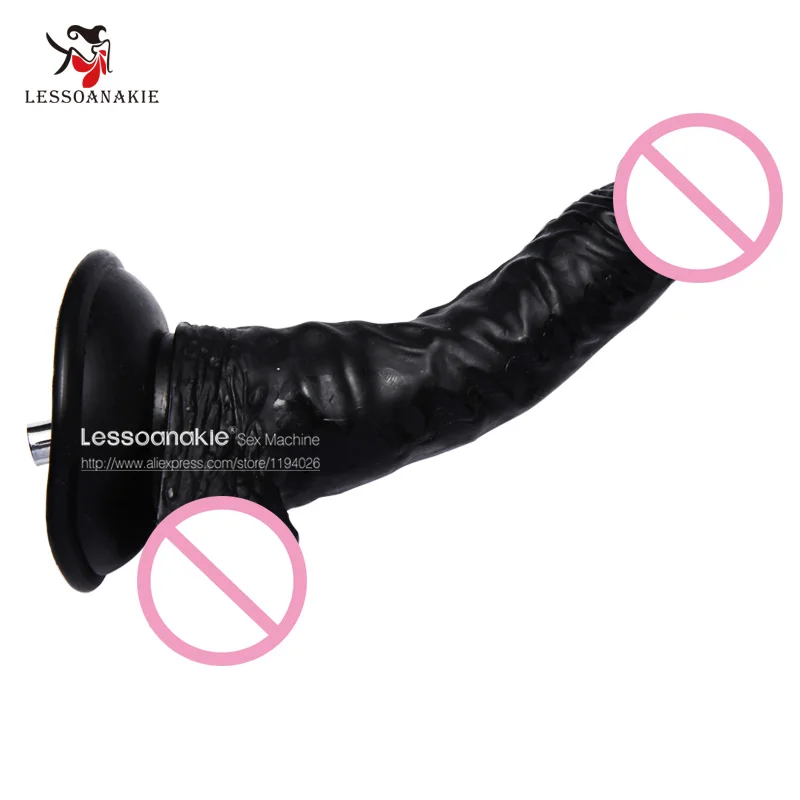 D32 - 6.1'' G-Spot Penis Attachment in Black color,Small Size,Better Stimulation on G-Spot,Sex Machine Accessory D32 - 6.1'' G-Spot Penis Attachment in Black color,Small Size,Better Stimulation on G-Spot,Sex Machine Accessory