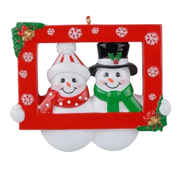 

Maxora Snow Couple Party Prop Resin Personalized Christmas Ornaments For Lover Gifts Home Decor,Christmas Ornament, Souvenir