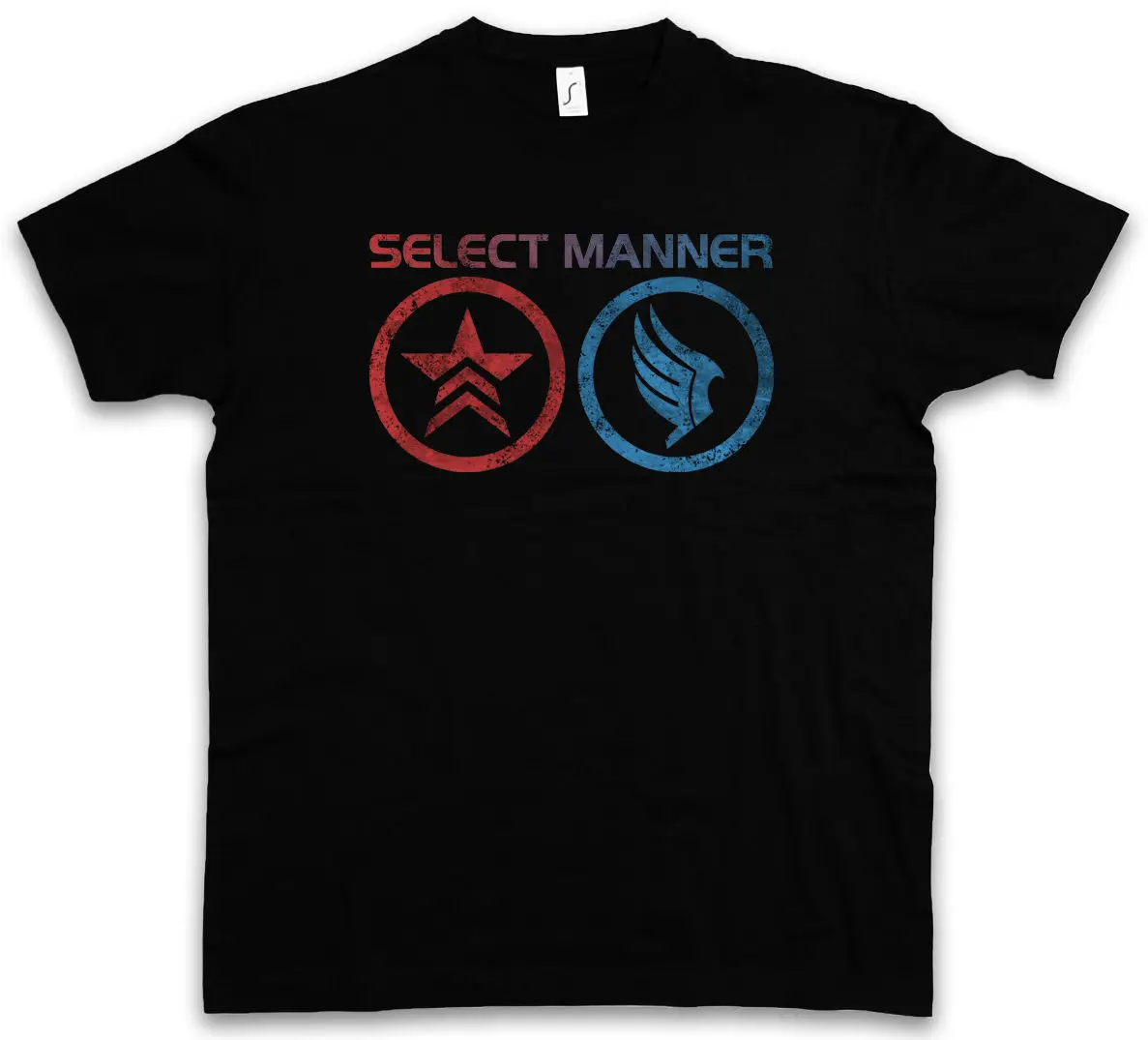 Мужская футболка с надписью Chose MANNER Jack Commander Mass Good Effect Evil Normandy Sheppard модная