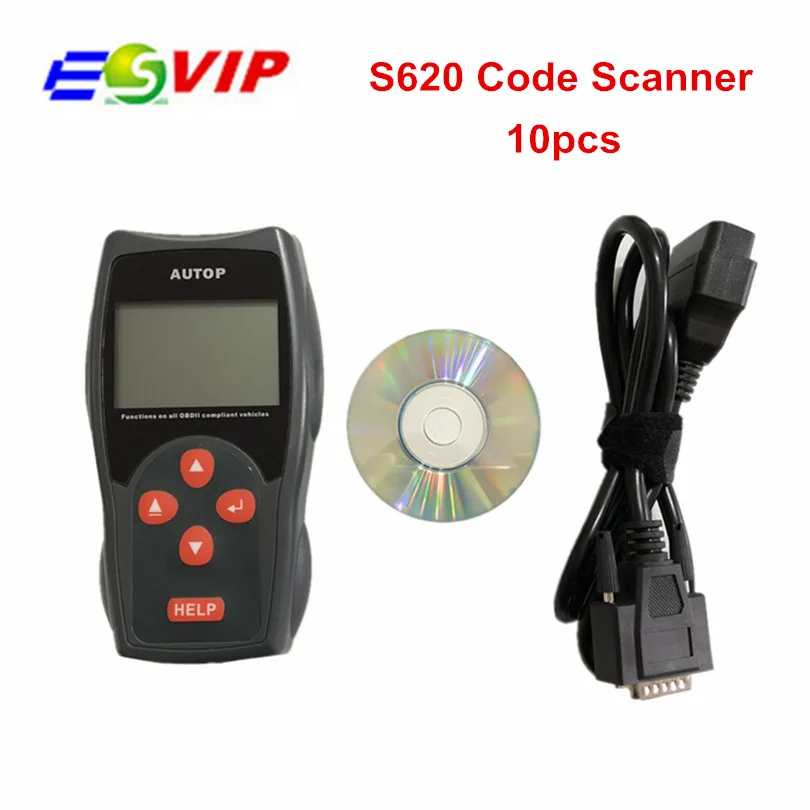 

10pcs/lot DHL Free AUTOP S620 OBDII EOBD Code Reader AUTOP S620 Code Scanner Auto OBD2 Diagnostic-Tool