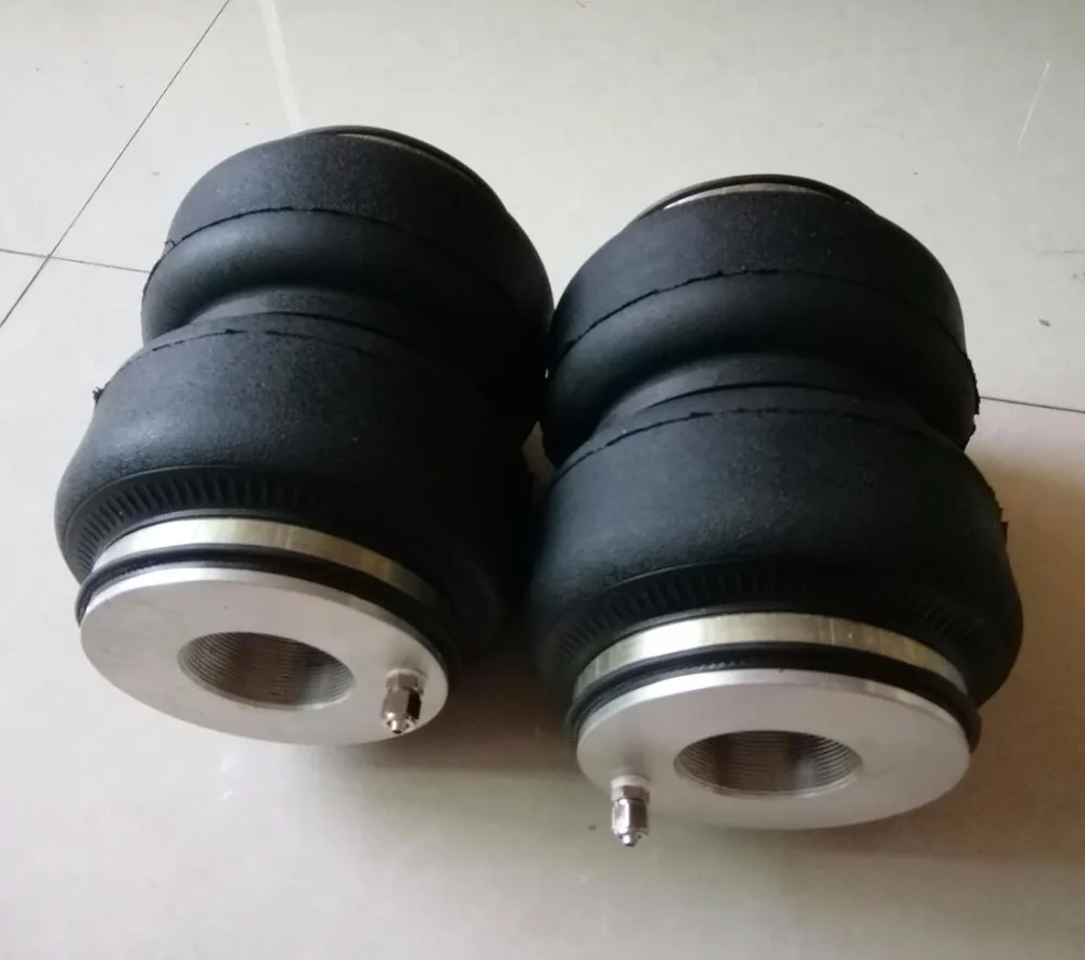 

one pair air sleeves rubber bellows air balloon univer suspension 7 bar can load 700kgs Dia meter 140mm 2 Convoluted