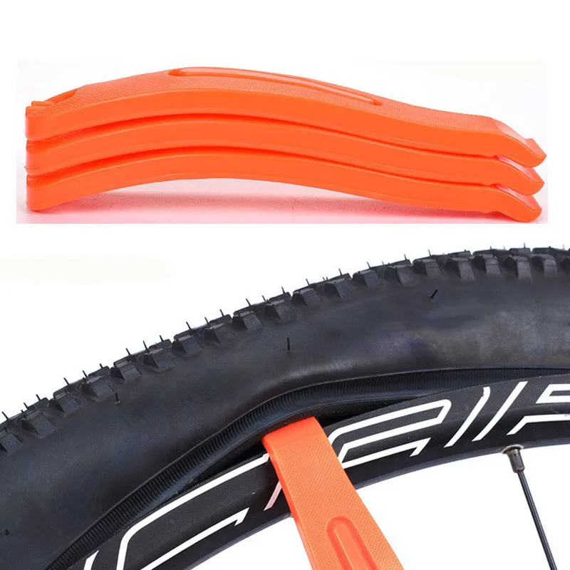 

2 Pcs/Set Tube Change Levers Tool Set Bicycle nylon tire spoon tire spoon tire plastic tire lever Hot