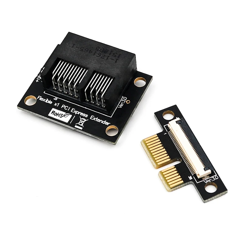 PCI Express E 1X в плоский кабель удлинитель позолоченный Соединительный адаптер PCIE для