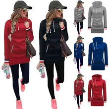 Шоппинг Пакистан горячая Распродажа Топ Мода хлопок женское индийское сари Adicolo Европа плюс сексуальный с капюшоном с длинным рукавом толстовки