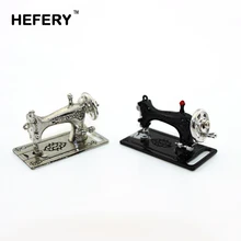 1/12 Миниатюрные аксессуары для кукольного домика, Мини Швейная машинка, моделирующая мебель, модели игрушек для украшения кукольного дома