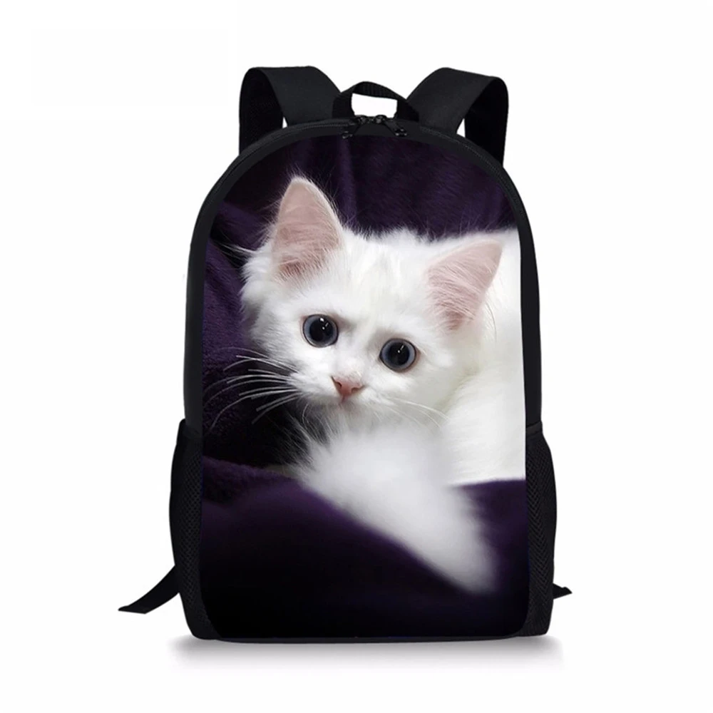 Новинка 2019 милые школьные сумки с котенком и кошкой для девочек подростков
