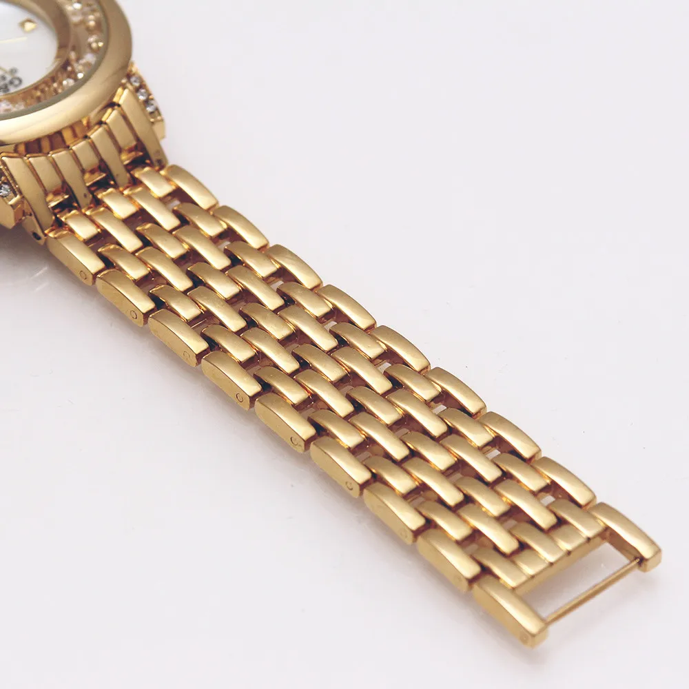 Брендовые роскошные женские кварцевые наручные часы G& D, золотые, нержавеющая сталь, ремешок Relojes Mujer, МОДНЫЕ ЖЕНСКИЕ НАРЯДНЫЕ часы, женские часы