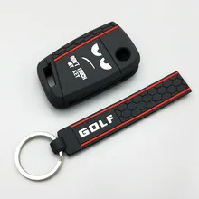Дизайн слово не трогать мой ключ для Volkswagen Polo Golf 7 MK7 для Skoda для SEAT TSI силиконовый для ключа автомобиля защитный чехол