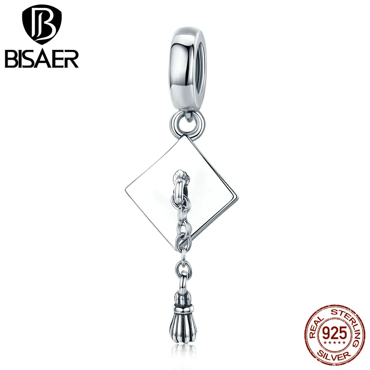 Оригинальный серебряный браслет 925 пробы с длинной кисточкой|bracelet silver sterling|charms
