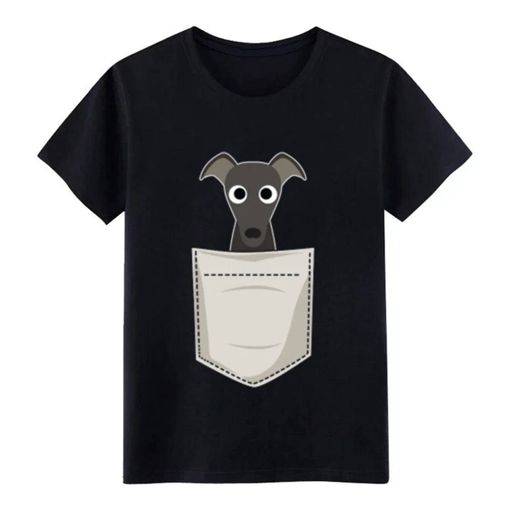 Мужская футболка с коротким рукавом и круглым вырезом greyhound in a pocket Повседневная