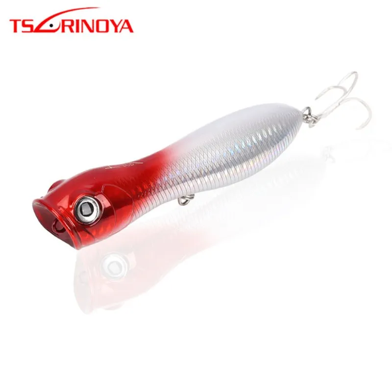 

TSURINOYA 36g 125mm Big Popper Bait Top Water Fishing Lure 3X Treble Hooks Artificiais Para Pesca Fishing Wobblers Peche Lure